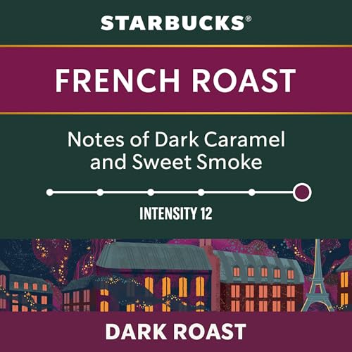 Starbucks for Nespresso Vertuo French Roast Coffee Capsules, Intense Dark Roast, Aluminium, 8 Count, Mug (7.7 oz / 230ml), Low-Acidity Pods with Dark Caramel and Sweet Smoke Notes - Image 5